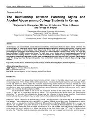 The Relationship between Parenting Styles and ... - Greener Journals
