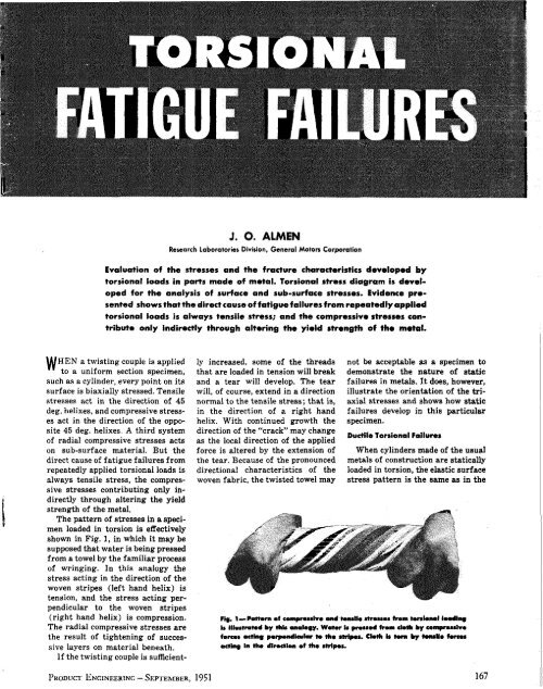 Torsional Fatigue Failures part 1 The Shot Peening & Blast