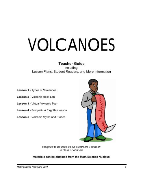 Volcanoes - Math/Science Nucleus