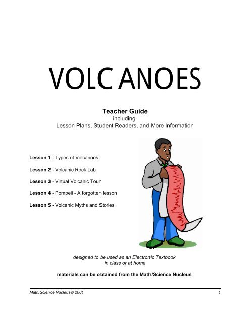 Volcanoes - Math/Science Nucleus