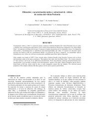 Obtención y caracterización óptica y estructural de vidrios - Cinvestav