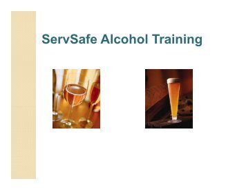 ServSafe Alcohol Training - ArmyMWR.org