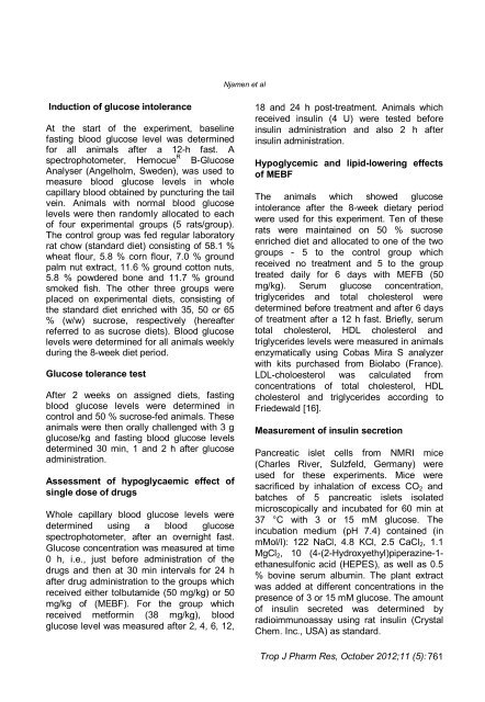 Effect of Bridelia ferruginea (Euphorbiaceae) Leaf Extract on ...