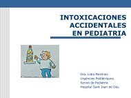 intoxicaciones accidentales en pediatria