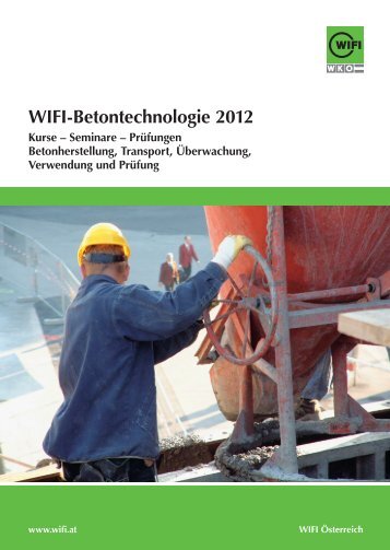 WIFI Betontechnologie 2012