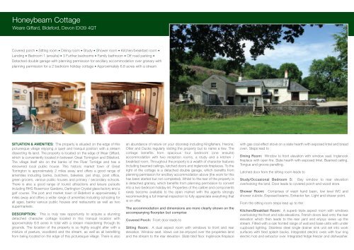 Honeybeam Cottage:Layout 1 - Stags Estate Agents