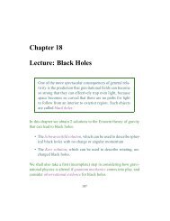 Chapter 18 Lecture: Black Holes
