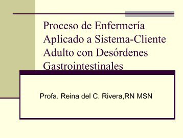Proceso de Enfermería Aplicado a Sistema-Cliente Adulto con ...