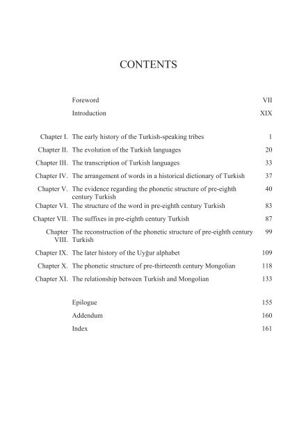 Studies in Turkic and Mongolic Linguistics Sir Gerard ... - Turuz.info