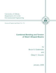 Combined Bending and Torsion of Steel I-Shaped Beams