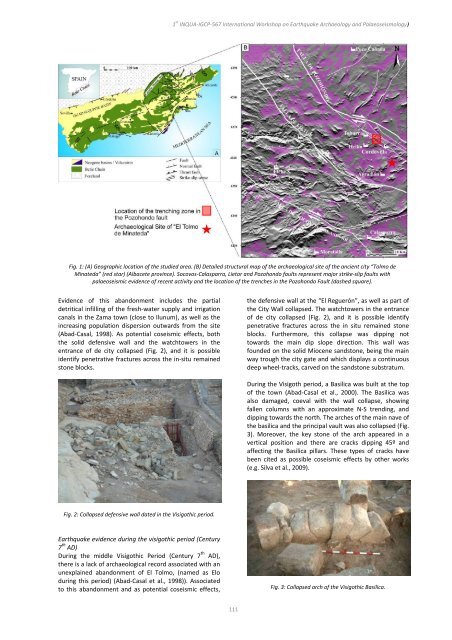 Archaeoseismology and Palaeoseismology in the Alpine ... - Tierra