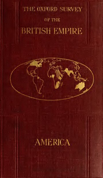The Oxford Survey of the British Empire: Volume 4 - America