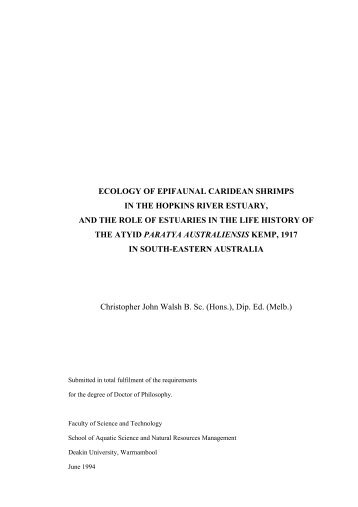 Full text - Little Stringybark Creek - University of Melbourne