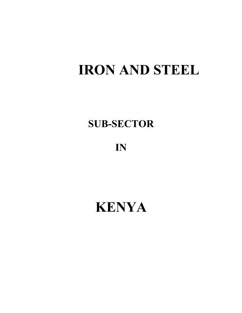 IRON AND STEEL KENYA - Mars Group Kenya