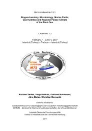 METEOR-Berichte 12-1 Biogeochemistry ... - Dfg-ozean.de