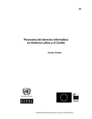 Panorama del derecho informático en América Latina y el Caribe