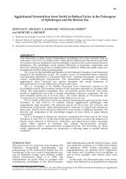 Agglutinated foraminifera from neritic to bathyal facies in the ...