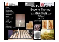Why study the Palaeocene-Eocene Thermal Maximum? - QUEST