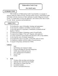 Syllabi Maharashtra State Board Of Secondary Higher