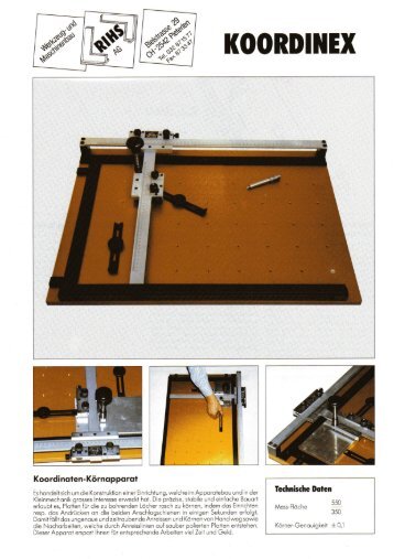 KOORDINEX - Rihs Maschinenbau AG