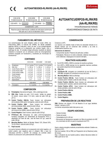 Impronta Hígado/Riñón/ Est. de rata - Biolinker SA
