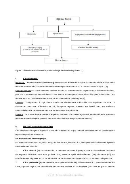 Sepsis sur prothèse pariétale - Fédération française de chirurgie ...