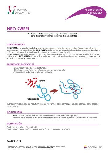 NEO SWEET - Martin Vialatte