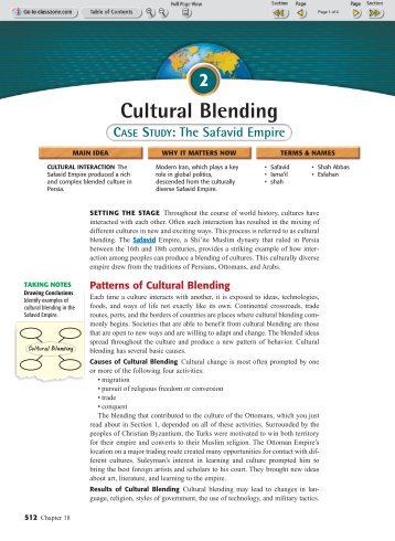 Section 2. Cultural Blending (The Safavid Empire)