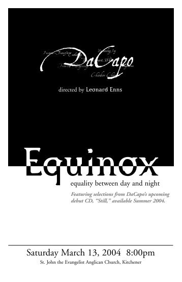 program - March 13th Equinox.pdf - DaCapo Chamber Choir