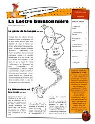 La Lettre buissonnière, n o 2 - Bienvenue sur le site du CAF ...