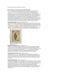 Brief History of Illuminated Manuscripts