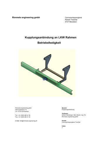 Sicherheitsfaktor - Rimmele engineering gmbh