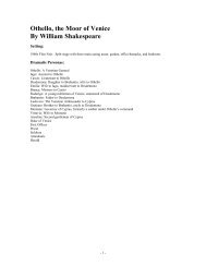 Othello Script 122902 - The Rude Mechanicals