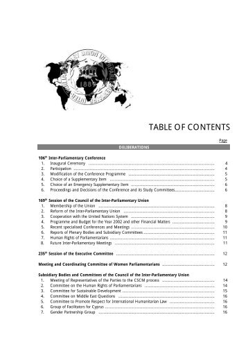 Final version Ouagadougou Conference - Inter-Parliamentary Union