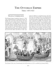 THE OTTOMAN EMPIRE - Salem Press