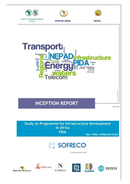 PIDA - Inception Report - African Development Bank