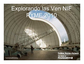 Explorando las Ven NIF PYME 2010