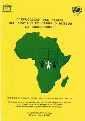 L'éducation des filles - Déclaration et cadre d'action de Ouagadougou