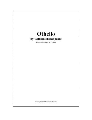 Othello - Shakespeare Right Now!
