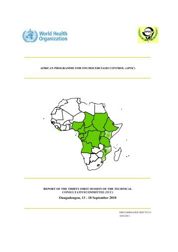 Ouagadougou, 13 - 18 September 2010 - World Health Organization