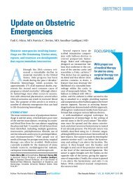 Update on obstetric emergencies - The Female Patient