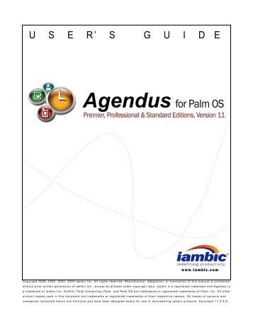 Agendus for Palm OS - Iambic