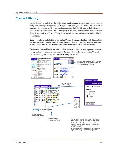 Agendus for Palm OS - Iambic