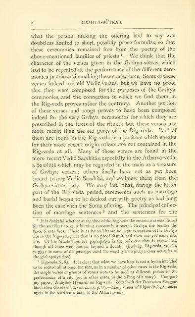 The Grihya-sutras, rules of Vedic domestic ceremonies