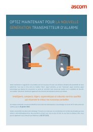 optez maintenant pour la nouvelle génération transmetteur ... - Ascom