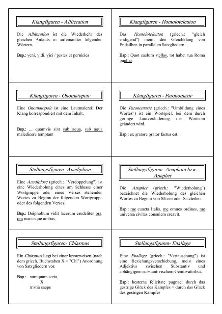 klangfiguren alliteration klangfiguren homoioteleuton