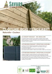 CLÔTurE bOiS FENCEASY® - Savare