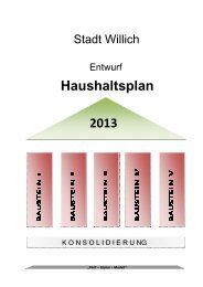 Entwurf Haushalt 2013 - Stadt Willich