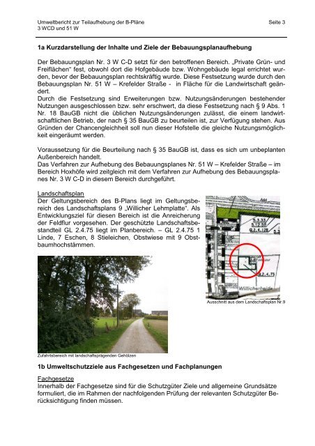 nicht barrierefrei: Umweltbericht (3458 KB), Pdf-Datei - Stadt Willich