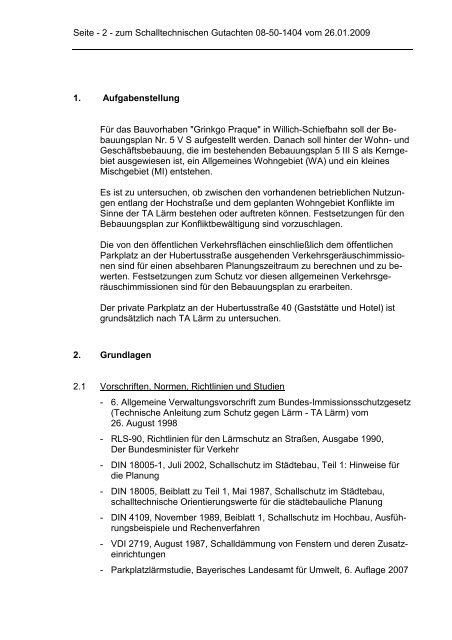Schalltechnisches Gutachten (3136 KB), Pdf-Datei - Stadt Willich
